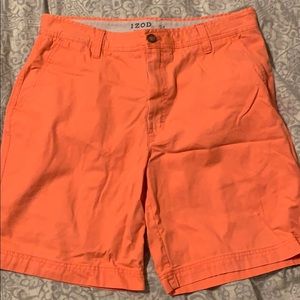 IZOD Saltwater Shorts. Size 34. Coral.